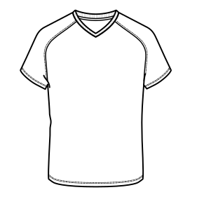 Fashion sewing patterns for Football T-Shirt 7390
